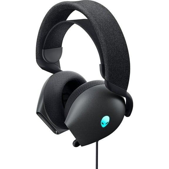 Alienware AW520H Wired Gaming Headset - Dolby Atmos, Unidirectional, AlienFX 16.8 Million RGB Colors, Microphone Mute, Volume On-Headset Controls, 40mm Hi-Res Certified - Dark Side of The Moon
