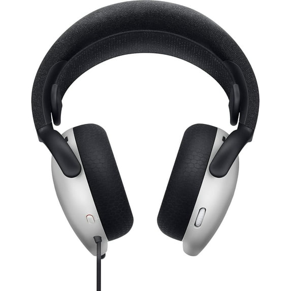 Alienware AW520H Wired Gaming Headset - Dolby Atmos, Unidirectional, AlienFX 16.8 Million RGB Colors, Microphone Mute, Volume On-Headset Controls, 40mm Hi-Res Certified - Lunar Light, Lunar Light
