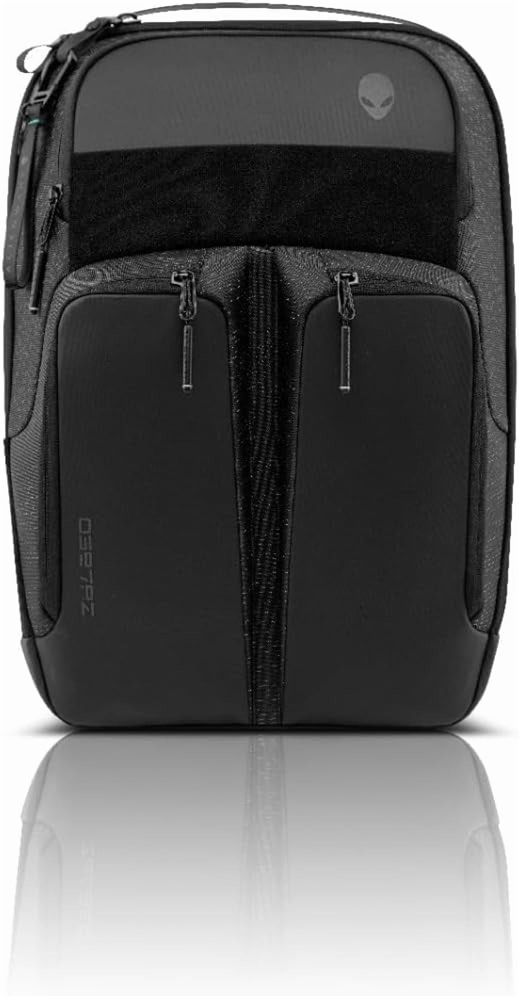 alienware elite laptop carrying backpack black dark grey heathered grey Dell Horizon 17