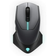 Alienware Wired/Wireless Gaming Mouse AW610M 16000 DPI Optical Sensor - 350 Hour Rechargeable Battery Life - 7 Buttons - 3-ZONE Alienfx RGB Lighting