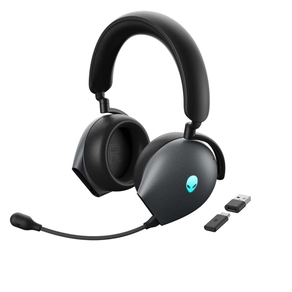 Alienware AW920H Tri-Mode Wireless Gaming Headset - Dolby Atmos Virtual ...