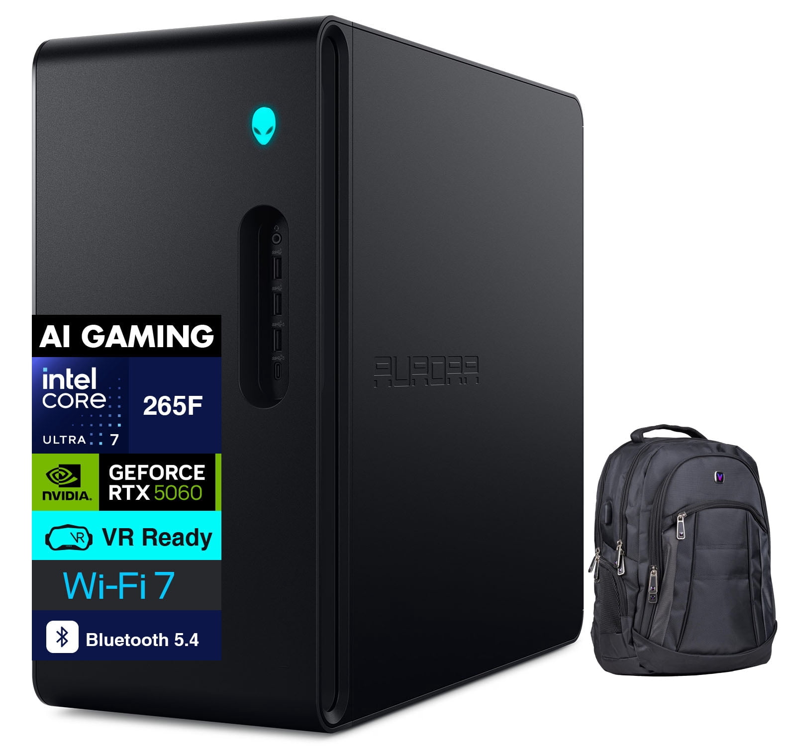 Alien Pcs Alienware Aurora ACT1250 AI Gaming Desktop PC (Intel Ultra 7 265F ...