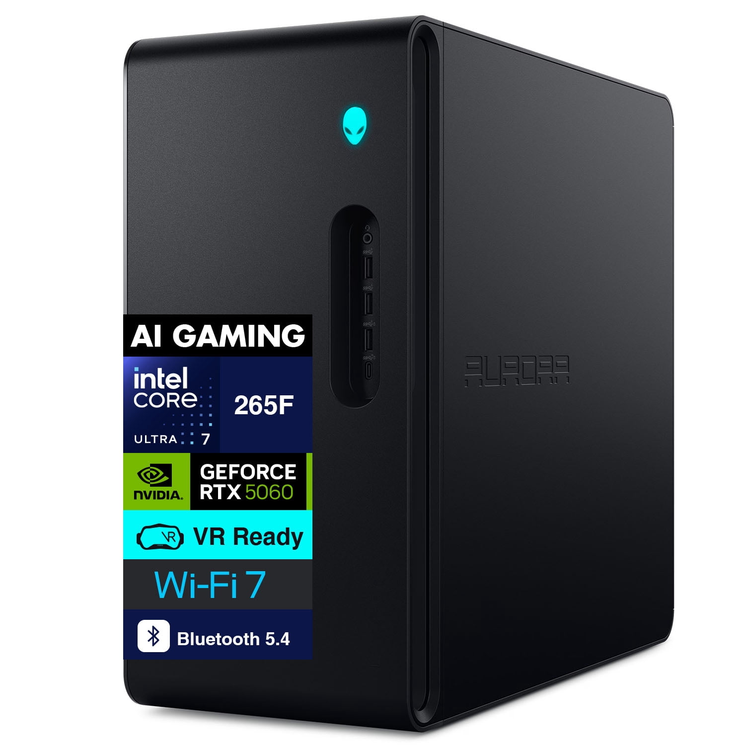 Alienware Aurora ACT1250 AI Gaming Desktop PC (Intel Ultra 7 265F ...