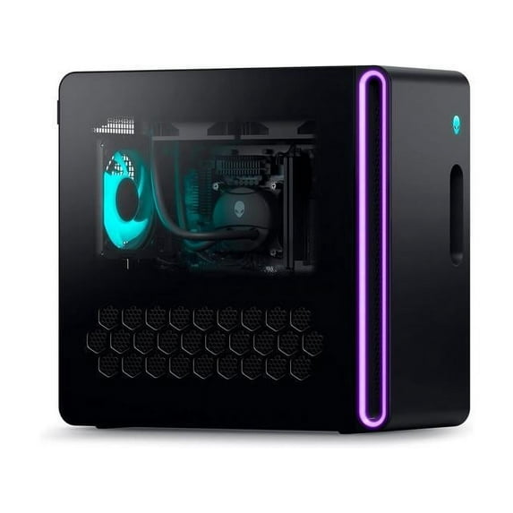 Alienware Aurora R16 Gaming Desktop - Intel Core i9-13900F, 32GB DDR5 RAM, 1TB SSD + 1TB HDD, NVIDIA GeForce RTX 4070 12GB GDDR6X Graphics, 1 Year Premium Support - Basalt Black