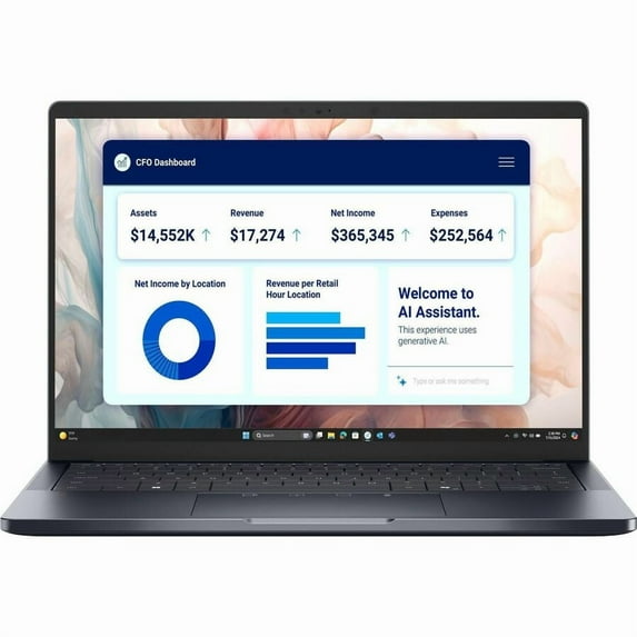 Dell Pro 14 Premium 14" Laptop, Intel Core Ultra 5 236V, 16GB RAM, 512GB SSD, Windows 11 Pro, PA14250