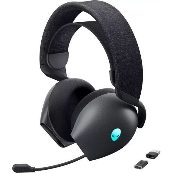 Alienware Tri-Mode Wireless Gaming Headset AW725H - Wired/Wireless ...