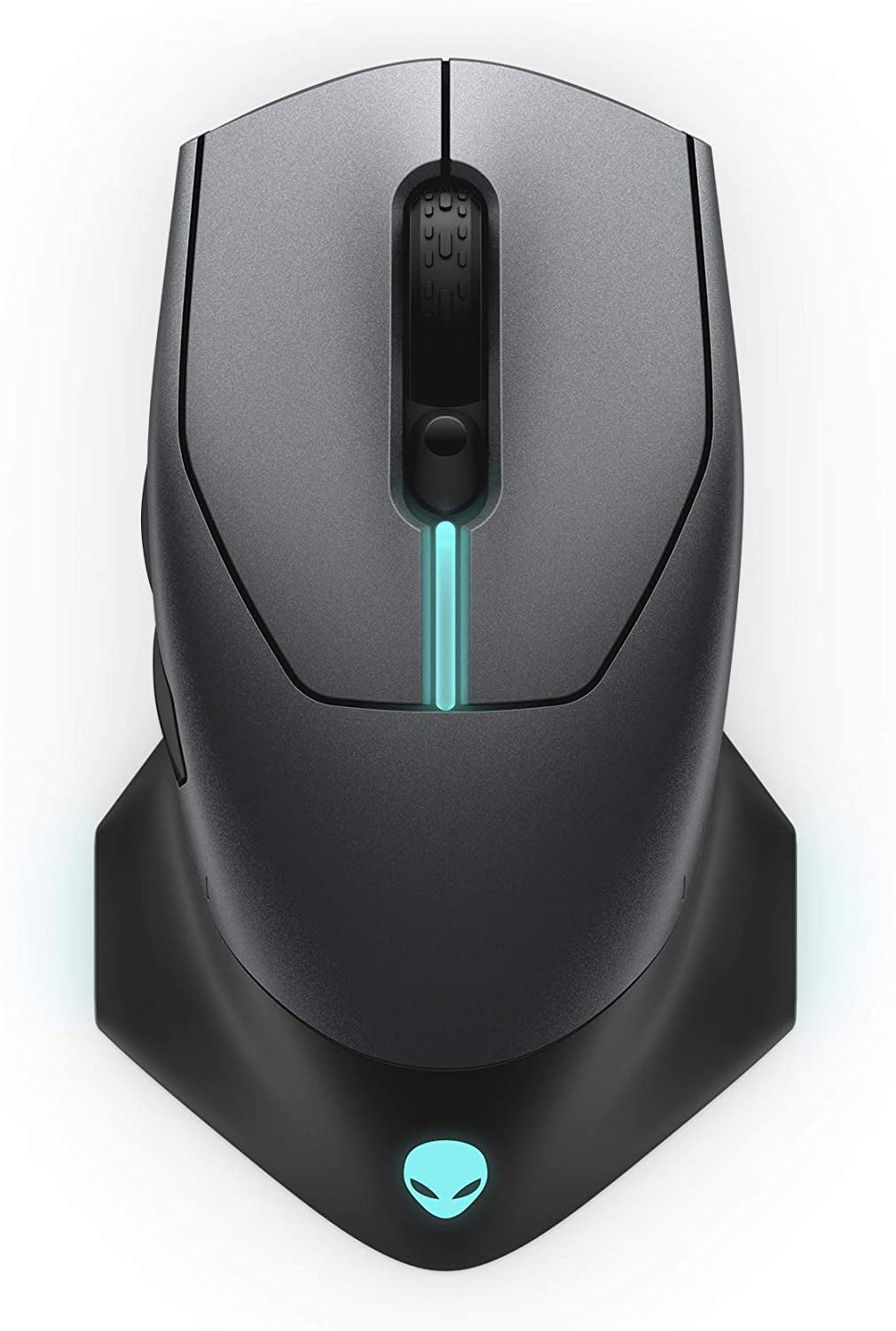 Alienware Wired/Wireless Gaming Mouse - AW610M - Lunar Light