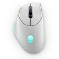 thumbnail image 1 of Alienware Wireless Gaming Mouse - AW620M Lunar Light - Wireless, wired, 26000 dpi, 7 Buttons, full-sized, Asymmetrical shape, Non-slip grip, up to 140 hours* of gaming, AlienFX RGB lighting zones, 1 of 11