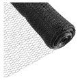 Alieon 20 Gauge Black Vinyl Coated Poultry Hex Netting with 1 inch Mesh