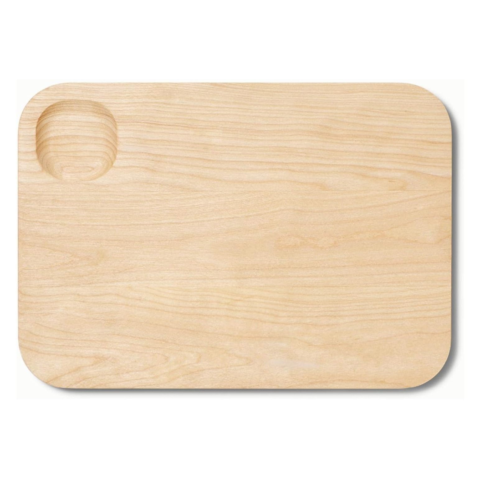 Small Birch Wood Cutting Board with Food-Safe Finish