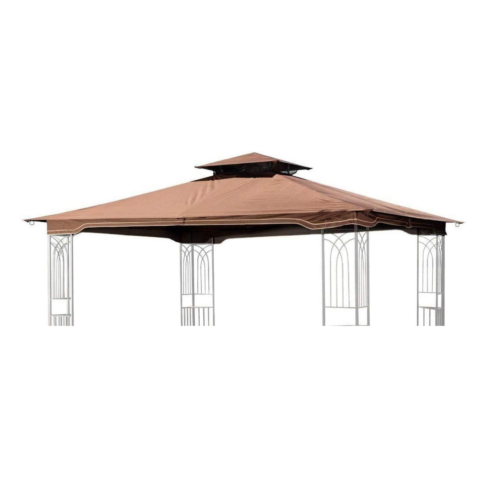 Brown Polyester Replacement Canopy for 10 x 12 Gazebo
