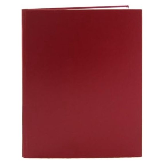 Alieon Extra Large Red Blank Book/Blank Notebook - 168 Pages Blank Format 8 7/8" x 13 1/2" (Oversized) Red Cover Section Sewn Hardbound (BLA-168-OBO-LKR-A-LRT00)