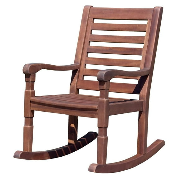 Alieon Nantucket Kids Rocking Rocker Chair, Brown