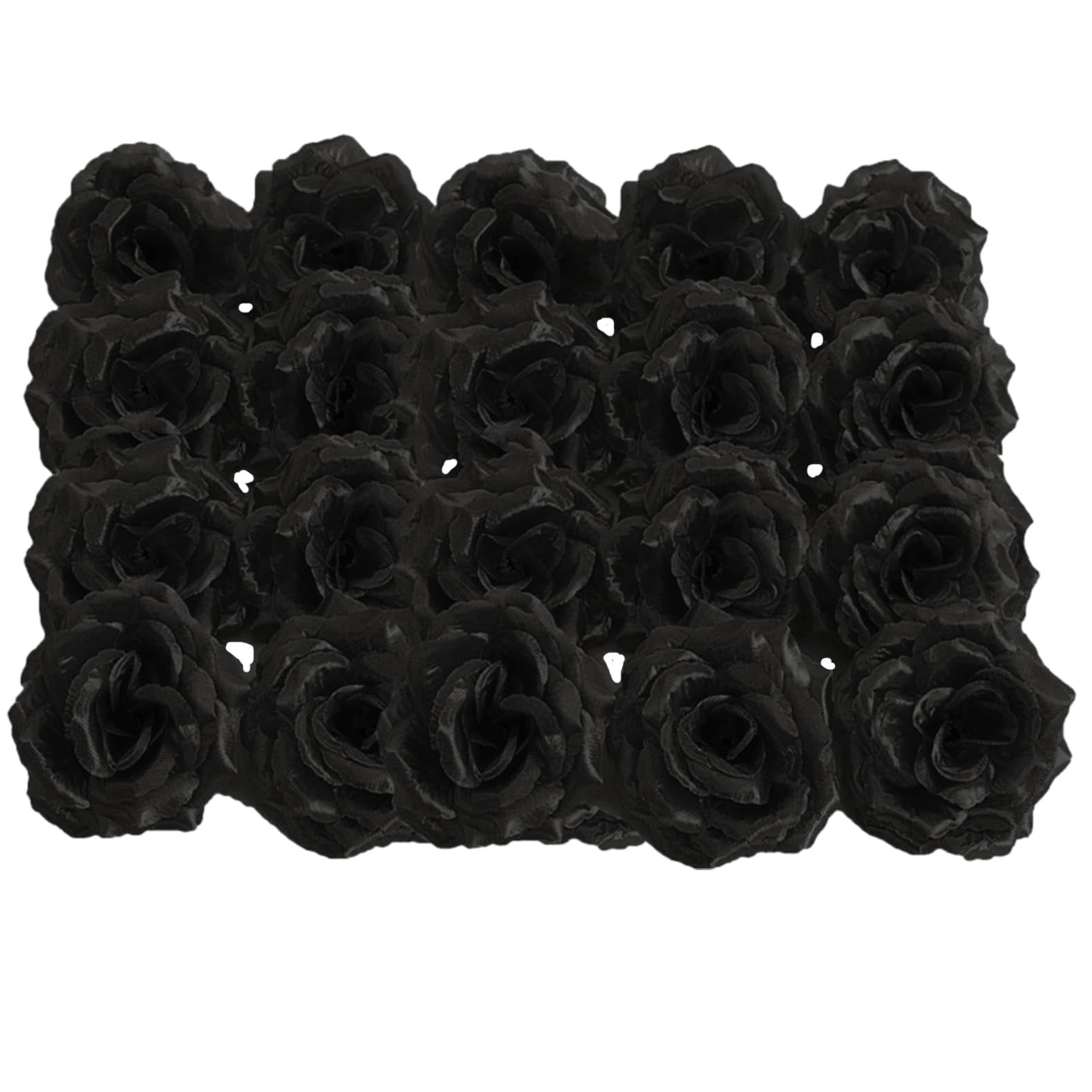 20 Count Roses Alifemap Artificial 1.58 in Black Roses 20 Count Bouquet - Walmart.com