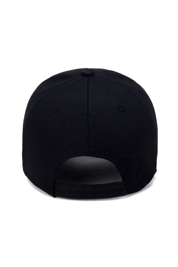 Baseball Cap for Men Vintage Dad Hat Adjustable Low Profile Unisex Baseball Sport Plain Outdoor Hat, Black