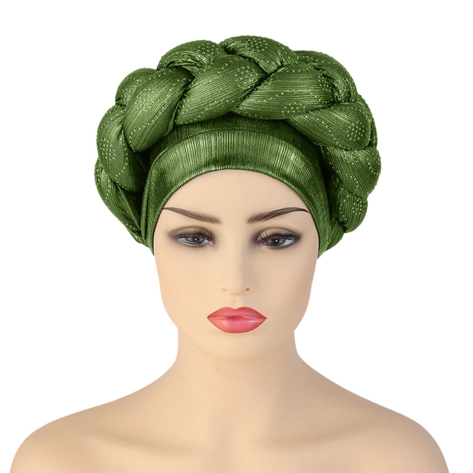 Aligament Christmas Hat, Green Christmas Hats, Fashion Women Beading ...