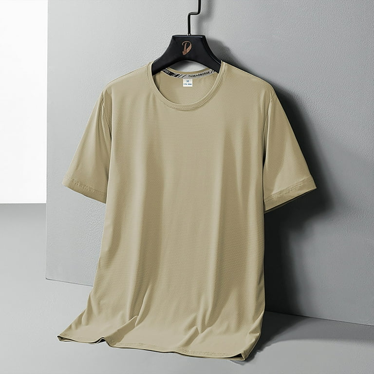 Crew neck dry color t shirt cheap