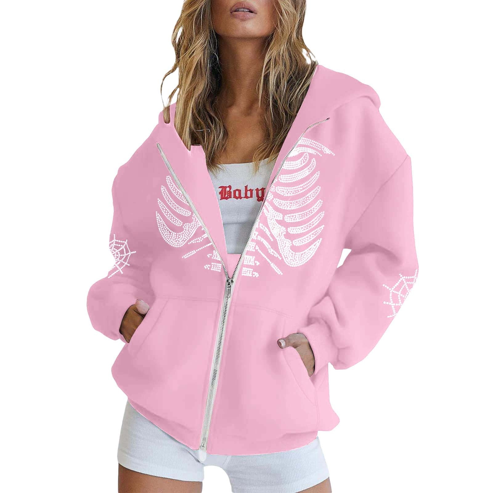 Aligament Blue Halloween Essentials Hoodie, Polyester Zip Up