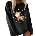 Aligament Womens Christmas Tops, Purple Sweatshirt for Women