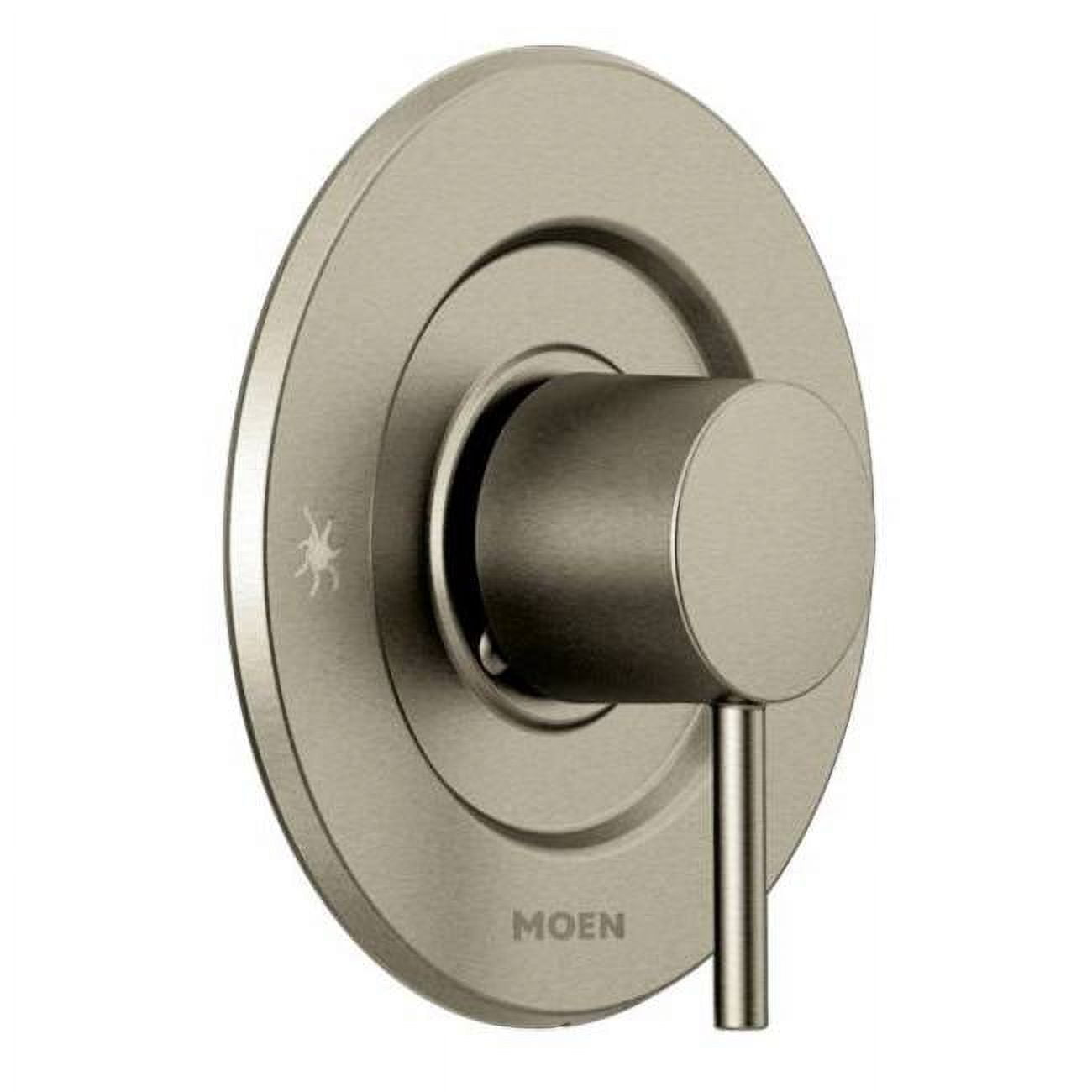 Align Modern Brushed Nickel Shower Lever Handle, 7" Height