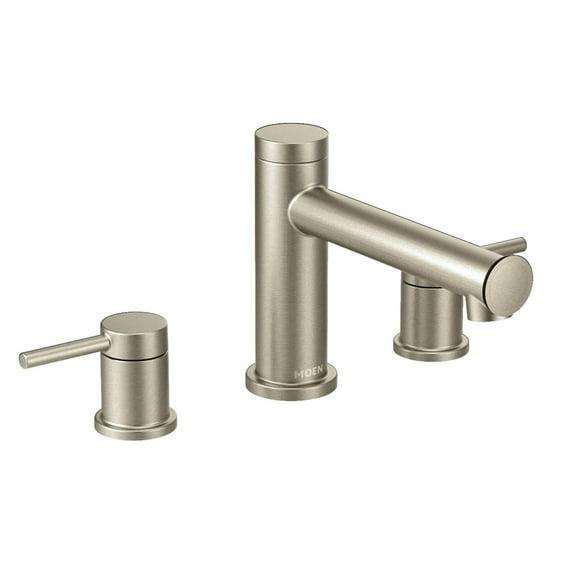 Align Brushed Nickel Two Handle Roman Tub Faucet