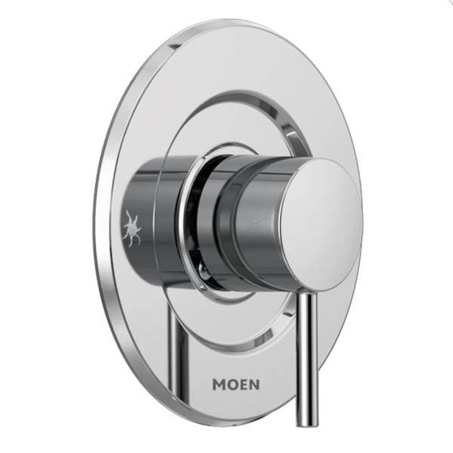 Modern Gold Polished Wall-Mounted Shower Lever Handle Trim