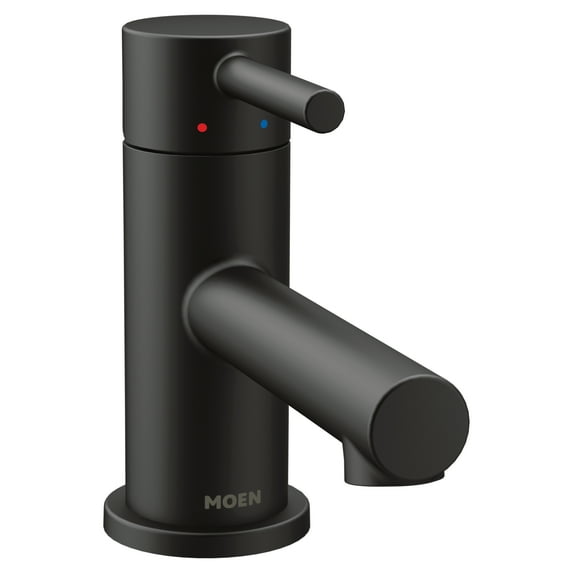 Align Matte Black One Handle Bathroom Faucet