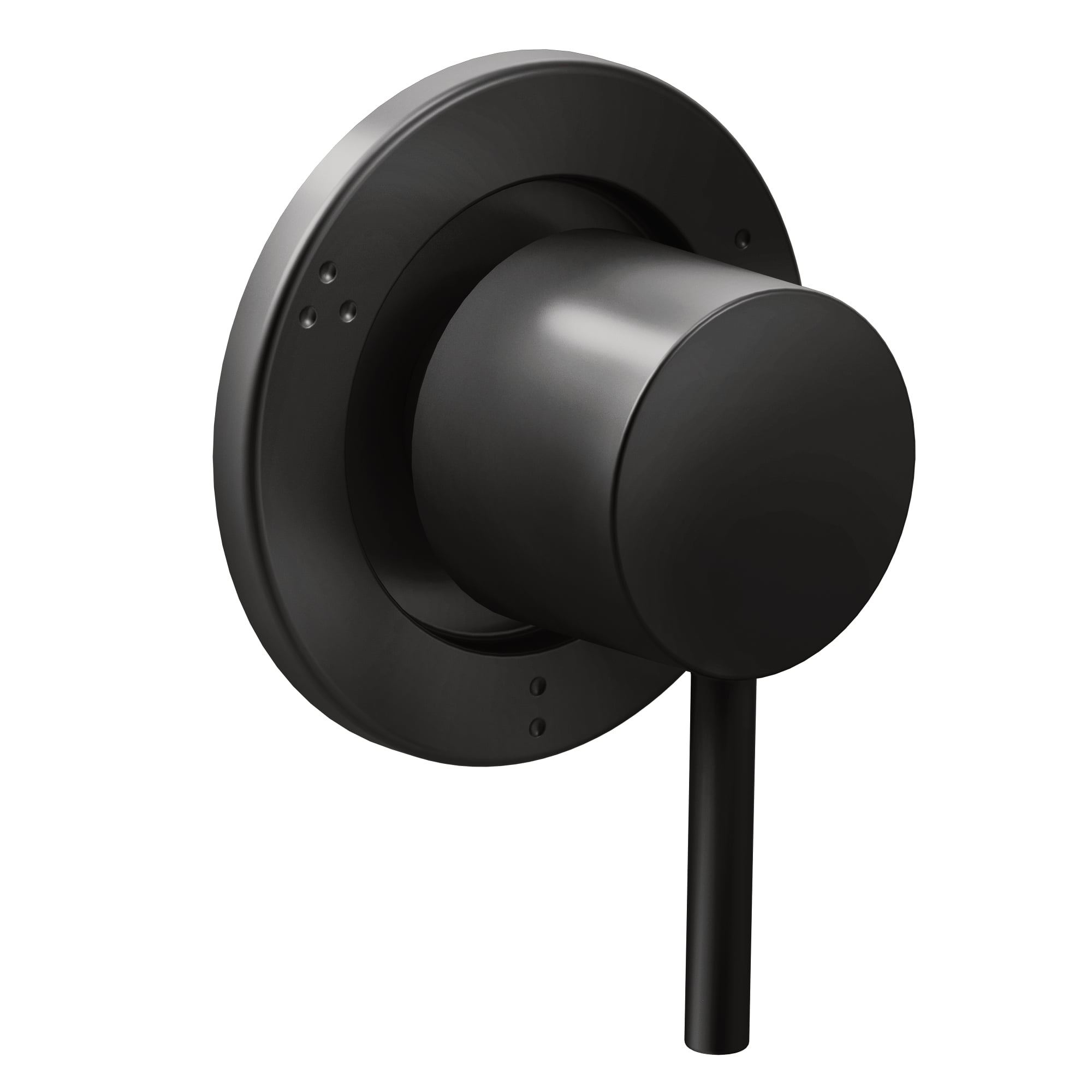 Align Matte Black Modern Lever Wall-Mounted Valve Trim