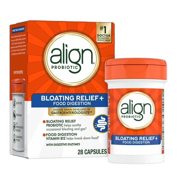 Align Probiotic, Bloating Relief   Digestion, Daily Probiotic Supplement, 28 Count