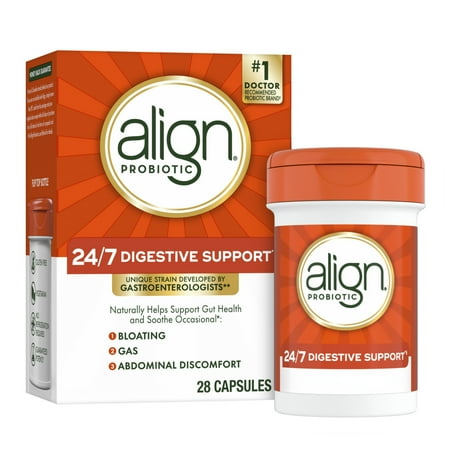 Align Probiotic Capsules for Adult Digestive Health, 28 Count