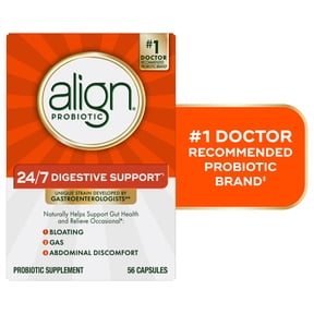 Align Probiotics for Women and Men, 24/7 Digestive Support, 56 Capsules