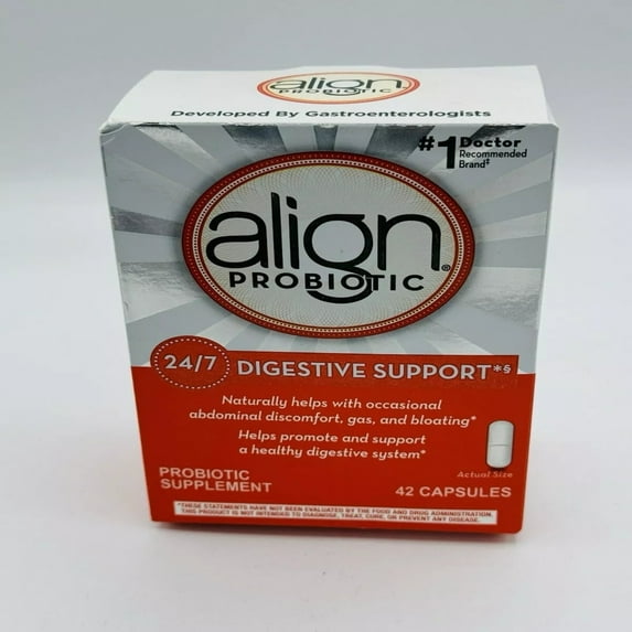 Align Probiotic Daily Digestive Health Supplement Capsules, 42 Ct