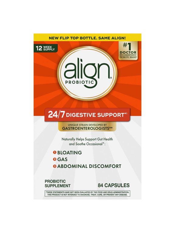 Probiotic Supplement Capsules - 84 Count