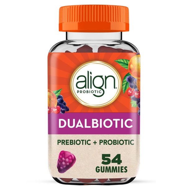 Align Probiotic Dualbiotic Gummies, Unisex Prebiotic & Probiotic