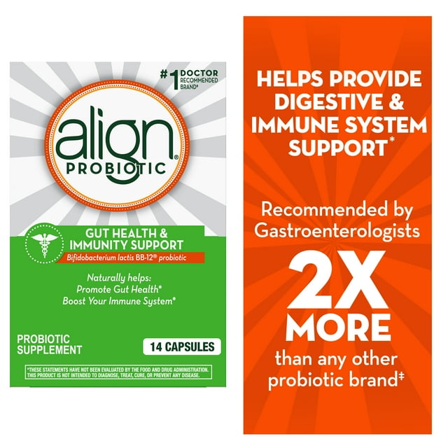 Align Probiotic Gut Health and Immunity Capsules, Unisex Daily