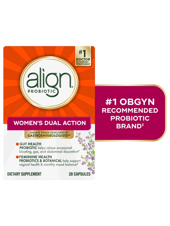Probiotic Women's Dual Action, Probiotics for Women, 28 Capsules