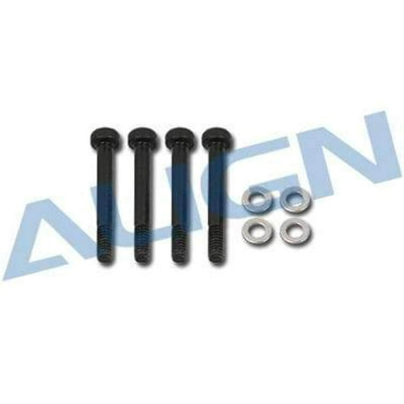 Align Trex 500 Socket Collar Screw - Complete Trex 500 Series (M2.5x19mm Screws / 2.5x4.5x0.2mm Washers)