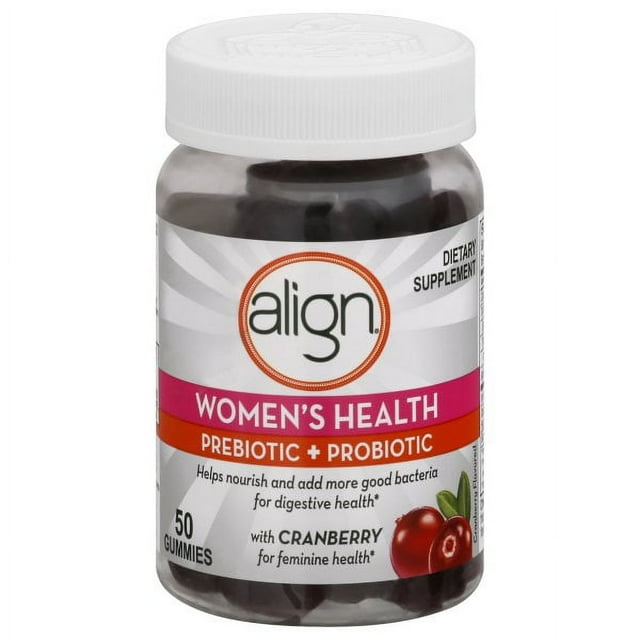 Align Women's Health Prebiotic + Probiotic 50 Gummies