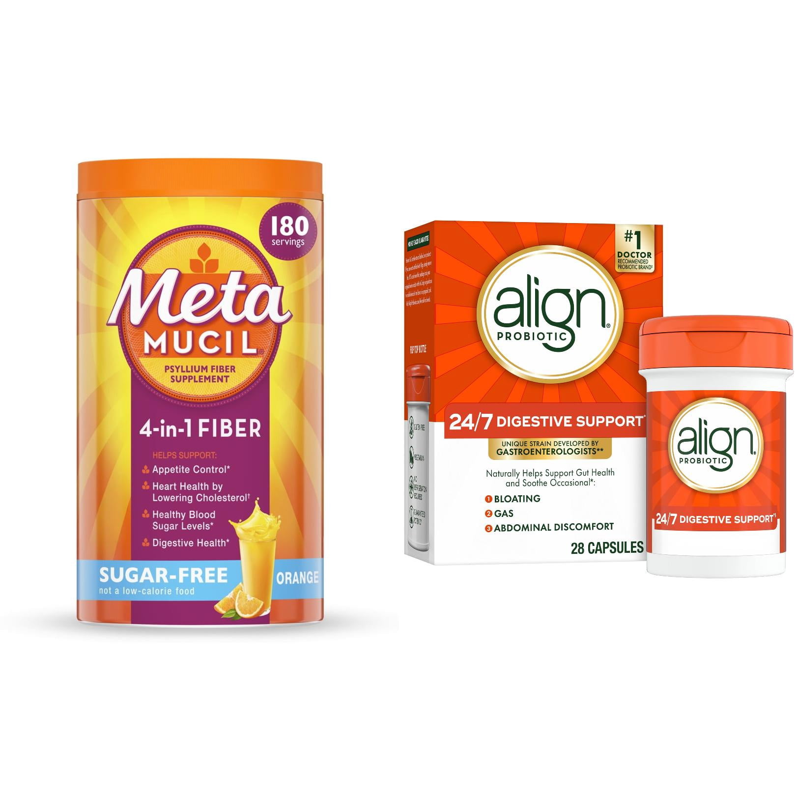 Align and Metamucil Probiotic and Fiber  Bundle