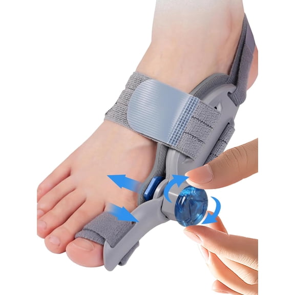 Pro V2 Adjustable Bunion Corrector Toe Straightener - Big Toe Pain Relief Support Splint for Men Women, One Size Fits All, Breathable Comfort