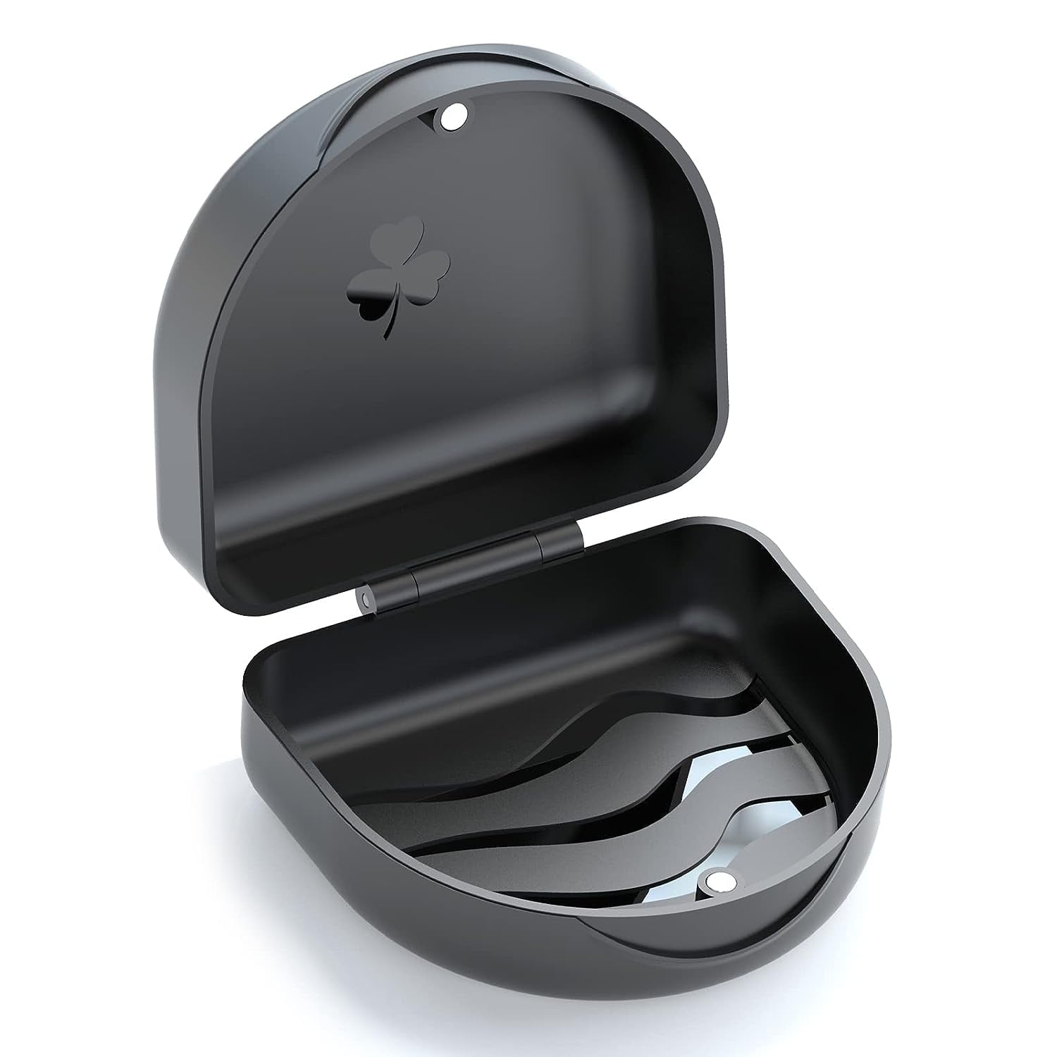 Aligner Case, Retainer Case, Braces Box, 1 Piece Orthodontic Box, BLACK.