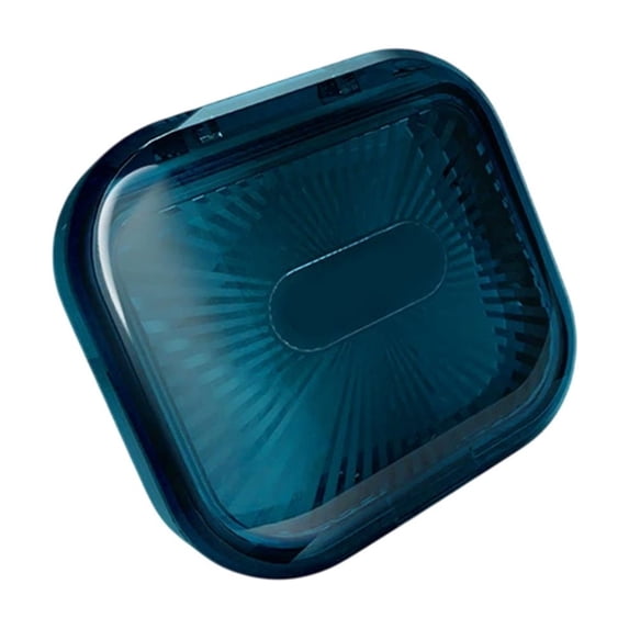 Aligner Case, Slim Retainer Box for Travel, Portable Brace Storage Box Denture Case Container Storage Holder (Blue)