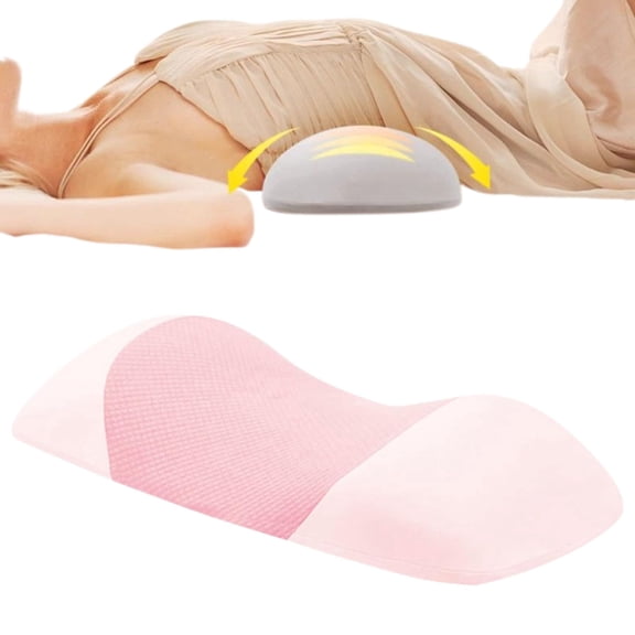 Alignex Pro Sciatica Pillow, Ergonomic Memory Foam Lumbar Support Pillow, Contoured Waist Support Cushion, Waist Support for All Sleepers