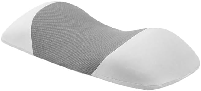 Ergonomic Memory Foam Sciatica Pillow, Lumbar Waist Support Cushion for Sleeping, Relieve Lower Back Pain for All Sleep Positions