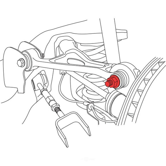 Alignment Cam Bolt Kit Fits select: 2011-2019 FORD EXPLORER, 2013-2019 FORD TAURUS