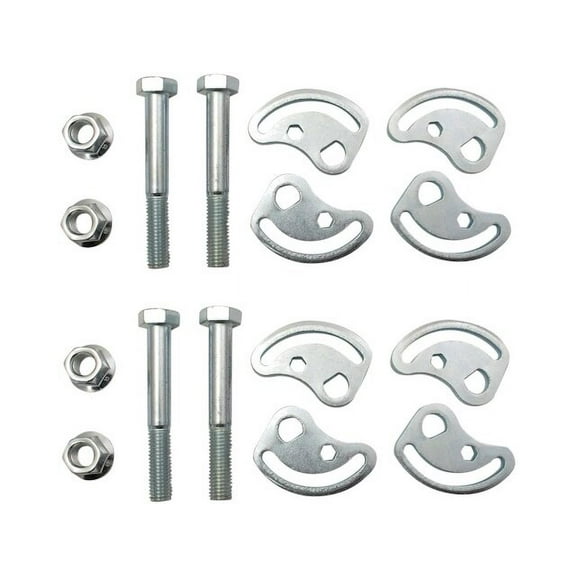 Alignment Camber Kit 2 Piece - Compatible with 2001 - 2010 Chevy Silverado 2500 HD 2002 2003 2004 2005 2006 2007 2008 2009