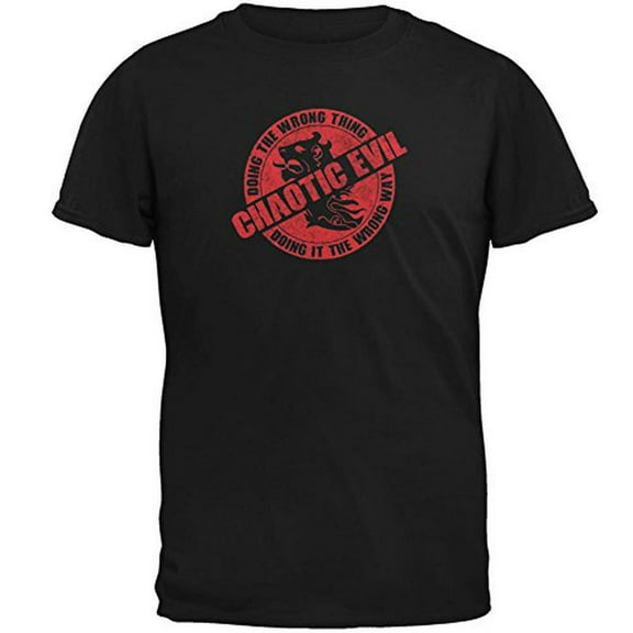 Alignment Chaotic Evil Mens T Shirt