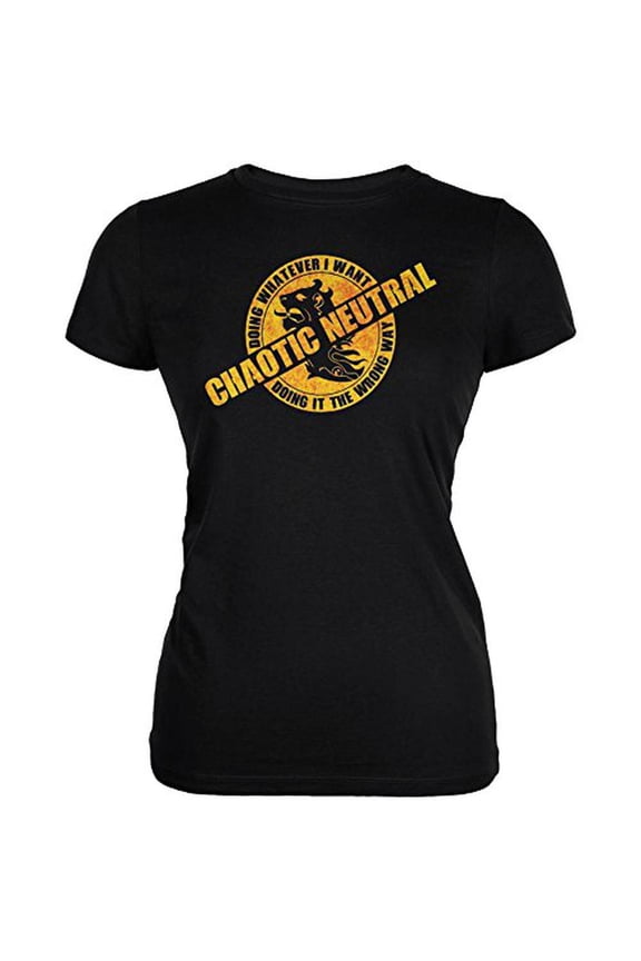Alignment Chaotic Neutral Juniors Soft T Shirt