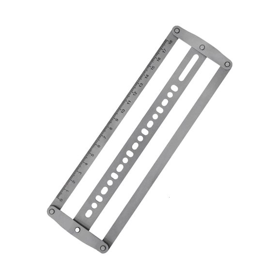 Alignment Guide Tool For Perfect Center Holes In Belts Shoulder Bags And Accessories