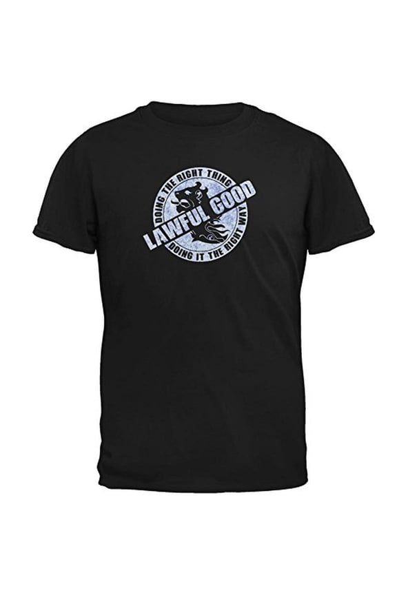 Alignment Lawful Good Mens T Shirt Black MD